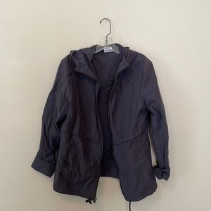Dark grey Columbia windbreaker